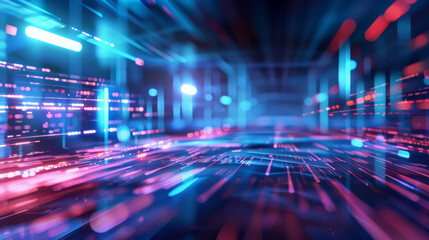 Obraz premium modern technology background