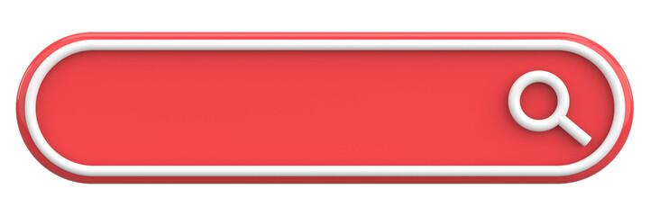 3D Illustration of a Search Box.
