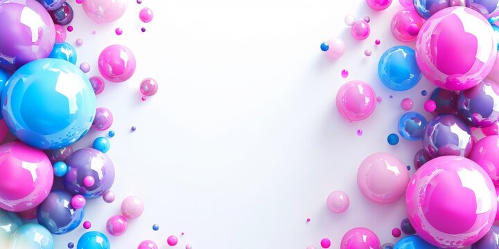 balloon banner , copy space concept of spring sale grand opening