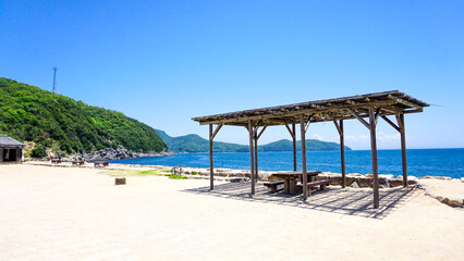 日本の古い漁師村の風景