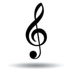 Treble Clef musical symbol