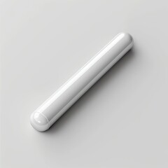 High-resolution image of a sleek white cylindrical object against a light gray background, perfect for business and technology themes.