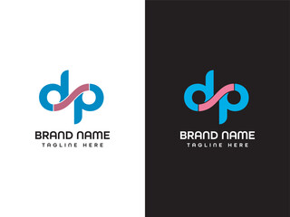 DP Letter Logo Design Template 