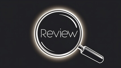 Illustration of the Word Review