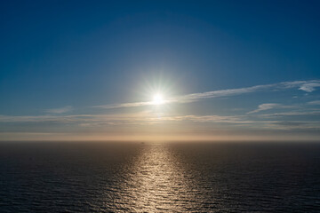 Sunset at South stack lighthouse Isle of Anglesey