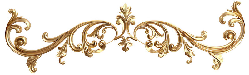Ornate Gold Decorative Element