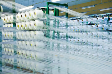 Industrial fabric production line