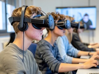 Modern Education: Students Engaging with VR Technology in Collaborative Learning Environment