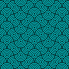 Geometric Spiral Pattern For Cover Design 