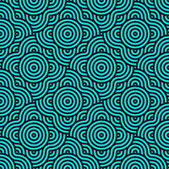 Geometric Spiral Pattern For Cover Design 