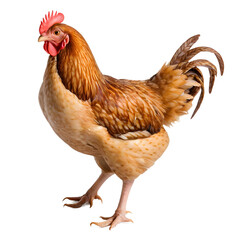 Fototapeta premium Chicken Isolated on transparent Background