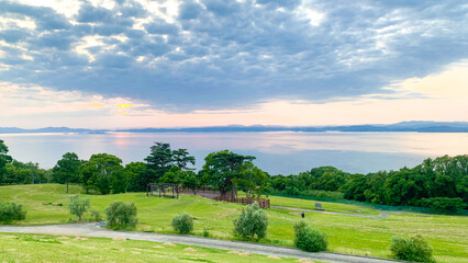 小豆島の幻想的な空