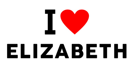 I love Elizabeth United States