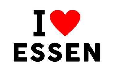 I love Essen Germany