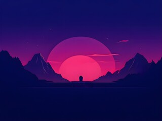 Obraz premium minimalistic background