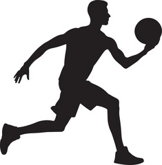 basketball player silhouette