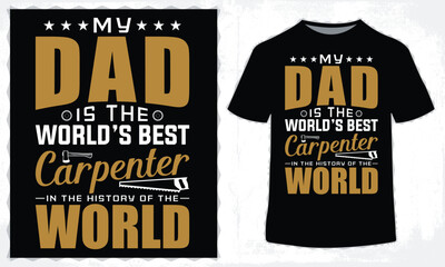 Father's Day T-Shirt Design in Illustration.