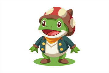 High-Quality Frog Vector Illustrations for Clipart and Printable