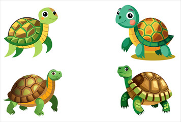 Unique Tortoise Vector Illustration: High-Quality Graphics for Print and Digital Use