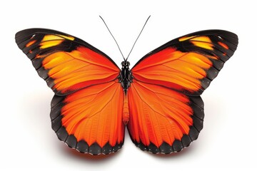 Vibrant Monarch Butterfly Bright and Colorful Close up View