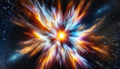 Fototapeta premium supernova in space