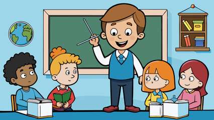 the teacher teach us