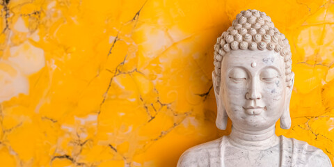 Buddha statue with copy space, for banners and advertising and celebrations