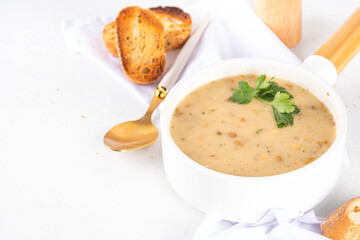 Thick vegan cream soup