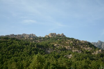 Obraz premium View of La Pedriza in Madrid Spain 1