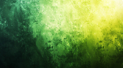 Fototapeta premium Gradient of Vibrant Green Hues - Abstract Background with Space for Text or Graphics