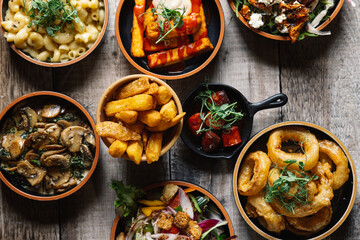Variety of Pub Side Dishes