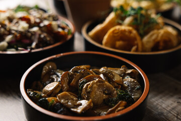 Variety of Pub Side Dishes
