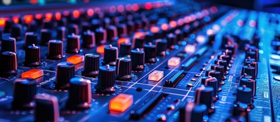 Obraz premium Audio Mixer Console