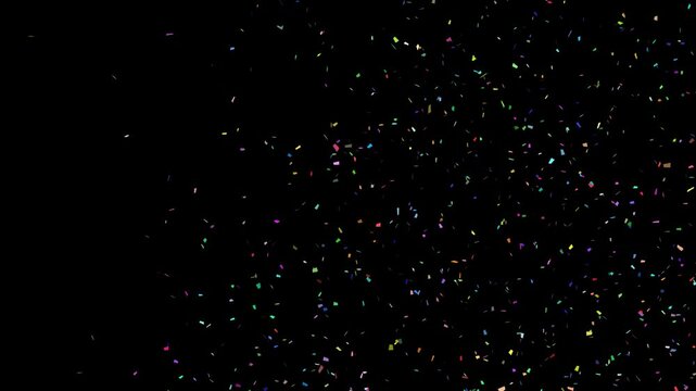 Cofetis multicolor explosi&oacute;n desde el margen inferior izquierdo