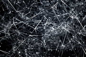 Neural Network Architecture isolated on transparent background