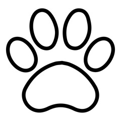 Paw prints