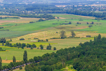 A view from Szigliet Var in Balaton, Hungary