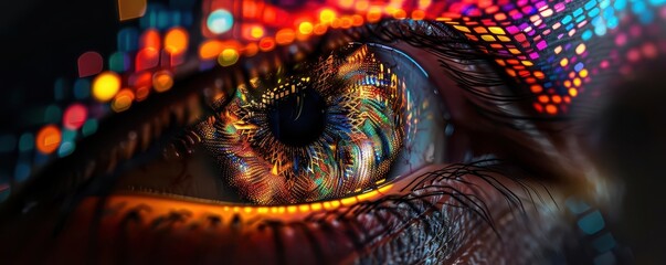 Obraz premium Artificial intelligence as an artist, AIgenerated visuals that explore new realms of creativity