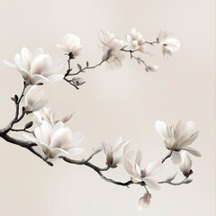 white cherry blossom
