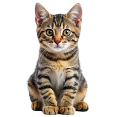 Cat isolated on transparent background


