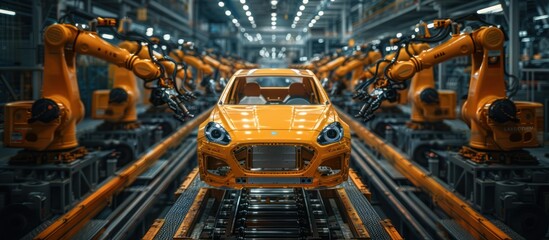 Car Assembly Line with Robots