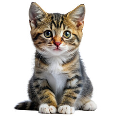 Obraz premium Cat isolated on transparent background