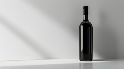 黒いワインボトル
