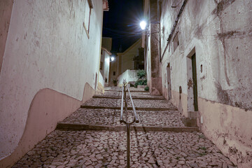 Night image of the old streets of the Alentejo town of Castelo de Vide-Portugal. © Pedro Emanuel 