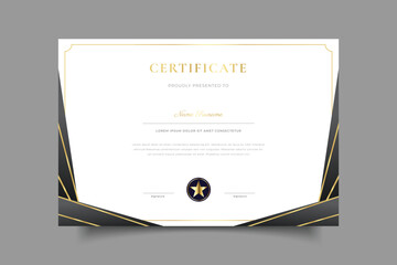 certificate template luxury background