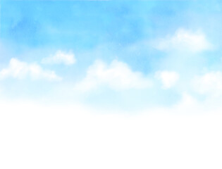 青空の背景イラスト