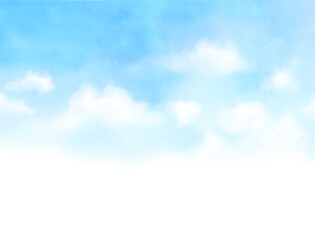 青空の背景イラスト