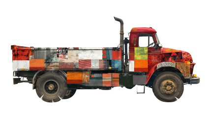 Fototapeta premium red fire truck