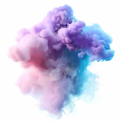 Fototapeta premium smoke isolated on white background