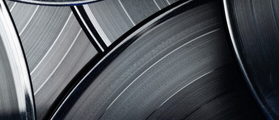 vinyl record texture for music show background banner